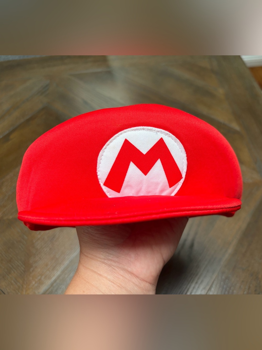 Super Mario Bros Red M Hat Cap Costume Cosplay Kids